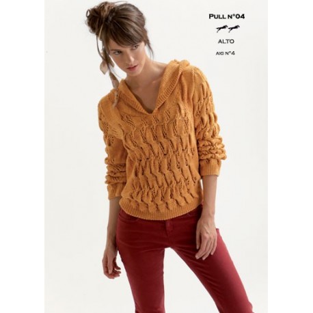 Modèle pull CB18-04 - Patron tricot gratuit