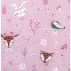 COUPON 150X100 COTON EZANA VIEUX ROSE / DOUCEUR