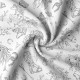 COUPON 150X100 COTON GARANCE BLANC / NOIR