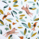 COUPON 150X100 COTON JAWAD BLANC / VERTS