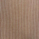 COUPON 145X100 COTON RAYURE TISSEE COUNTRY CHATAIN / ECRU