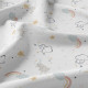 COUPON 1M COTON OUMANI BLANC / M.PASTELS